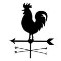 Rooster weather vane weathercock Royalty Free Stock Photo