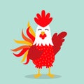 Rooster year icon