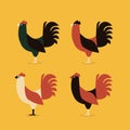 Roosters or corks fighter four style