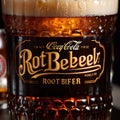 Root beer, soda soft drink cola pop, cold draft beverage in cup