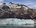 Root Mountain and Margerie glacier Royalty Free Stock Photo