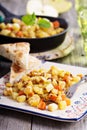 Root vegetable hash with apple Royalty Free Stock Photo