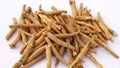 Root Withania somnifera, known commonly as ashwagandha, Indian ginseng, poison gooseberry or winter cherry