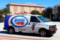 Rooter Hero Plumbing van Royalty Free Stock Photo