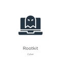 Rootkit icon vector. Trendy flat rootkit icon from cyber collection isolated on white background. Vector illustration can be used