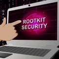 Rootkit Security Data Hacking Protection 3d Illustration Royalty Free Stock Photo