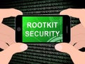 Rootkit Security Data Hacking Protection 3d Illustration Royalty Free Stock Photo