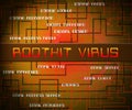 Rootkit Virus Cyber Criminal Spyware 2d Illustration Royalty Free Stock Photo