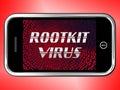 Rootkit Virus Cyber Criminal Spyware 3d Rendering Royalty Free Stock Photo