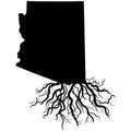 Roots, arizona, map, state, ringtail, ring, tailed, cat, Hand drawn, svg, free, free svg file, eps, dxf, vector, logo, silhouette