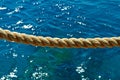 Rope on the background of the Red Sea