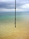 Rope on Beach of remote Tong