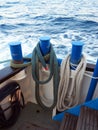 Rope Bollards on Ship