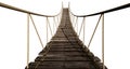 Rope Bridge Close Up Royalty Free Stock Photo