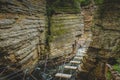 Rope Bridge over Ausable River