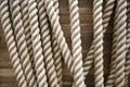 Rope brown texture background Royalty Free Stock Photo