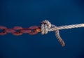 Rope & Chain Royalty Free Stock Photo