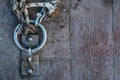 Rope and Chain in Dock Royalty Free Stock Photo