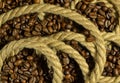 Rope with coffee