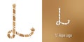 Rope Concept Letter L Logo Royalty Free Stock Photo