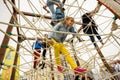 Rope crawl labyrinth