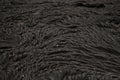 Rope detail from pahoehoe lava, Galapagos Royalty Free Stock Photo