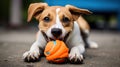 rope dog chew toy Royalty Free Stock Photo