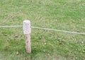 Rope fence for preventing