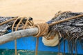 Rope on fishing ship Royalty Free Stock Photo