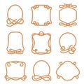 Rope frame set