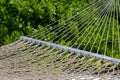 rope hammock on a beach Royalty Free Stock Photo