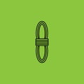 Rope icon isolated. Construction Concept. - Vector Royalty Free Stock Photo