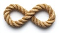 Rope Infinity Knot Generative AI Royalty Free Stock Photo