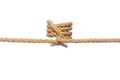 The rope isolated on the white background Royalty Free Stock Photo