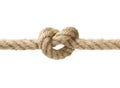 Rope with knot Royalty Free Stock Photo