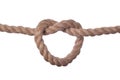 Rope with knot Royalty Free Stock Photo