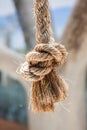 Rope Knot Closeup Royalty Free Stock Photo