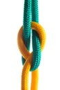 Rope with marine knot Royalty Free Stock Photo