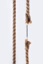 Rope with metal cable