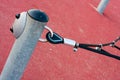 Rope at the palyground. Royalty Free Stock Photo