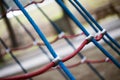 Rope in Playground Equipment in Park Royalty Free Stock Photo