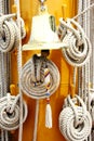 Rope and ring bell Royalty Free Stock Photo