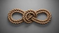 The rope s durability and flexibility commonly used in various Royalty Free Stock Photo