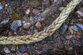 Rope of the Shore of Loch Linnhe in Scotland, UK