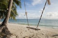 Rope swing on beach, Koh Pha Ngan, Thailand Royalty Free Stock Photo