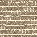 Rope tangled seamless pattern