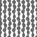 Rope tangled seamless pattern