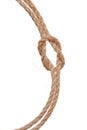 Rope tied with a reef knot