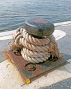 Rope that tied the ship