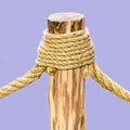 Rope tied Royalty Free Stock Photo